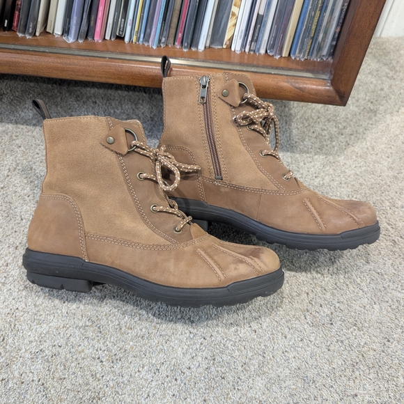 UGG Shoes - UGG Brown Lace-Up Boots